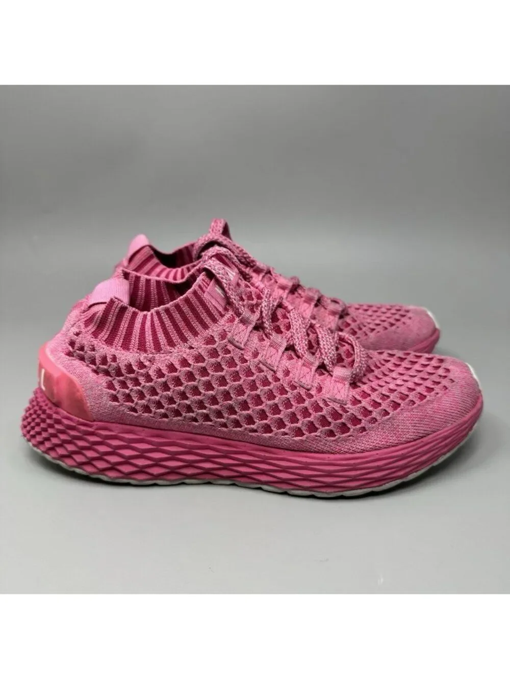 NOBULL Allday Knit Shoes Women’s Size US 7.5 Pink Fuchsia Athletic Sneakers